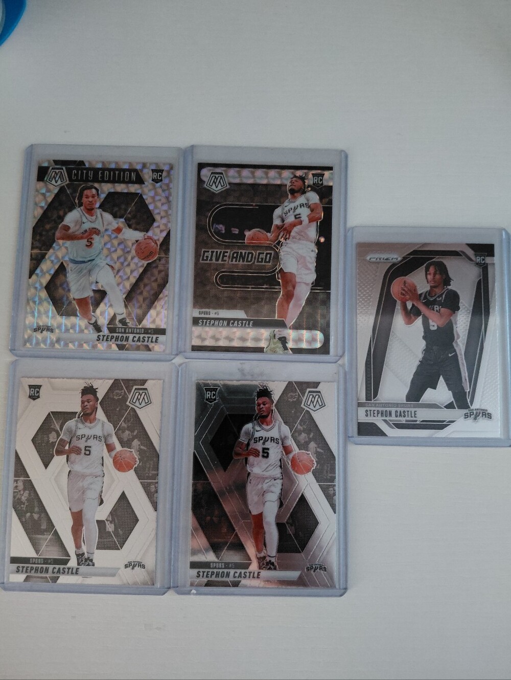 Stephon Castle Rookie Card Lot - Silver/White Holo Set